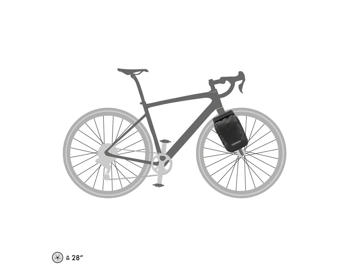 Ortlieb Fork-Pack Plus Front Pannier (Black) (5.8L) (Single) - view 6